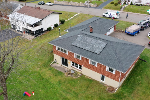 nanticoke's roof experts another job done right.