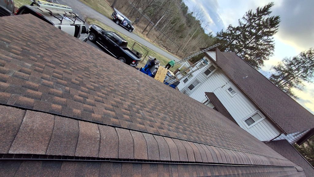 another job done in Pittston by our roofing pros
