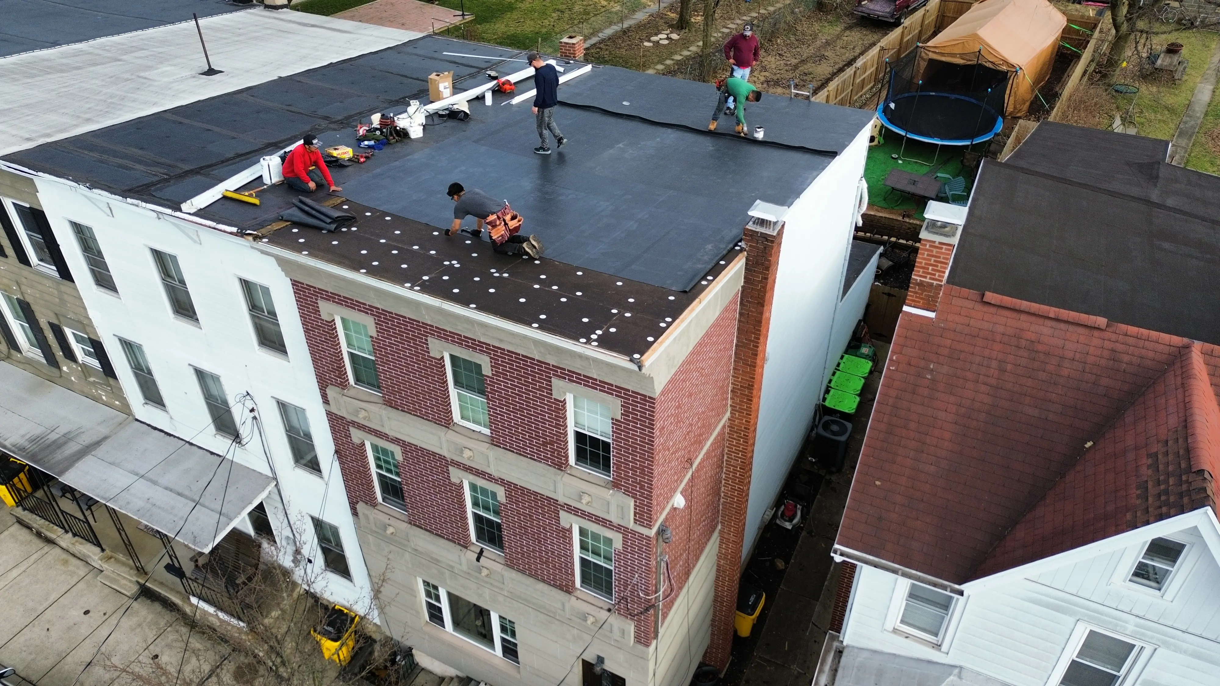 pottsville roofing experts flat roof complete